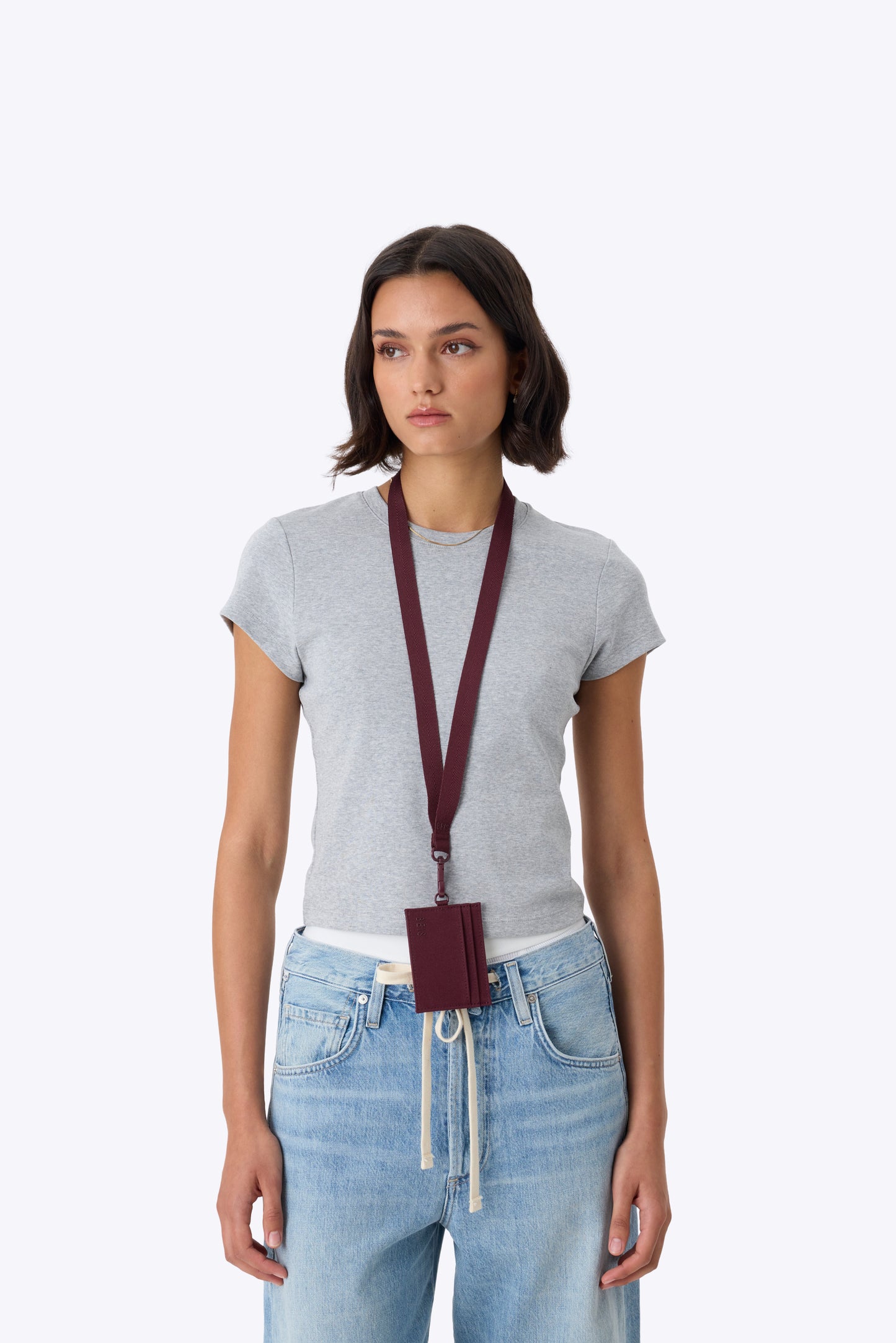 The ID Card Holder in Burgundy