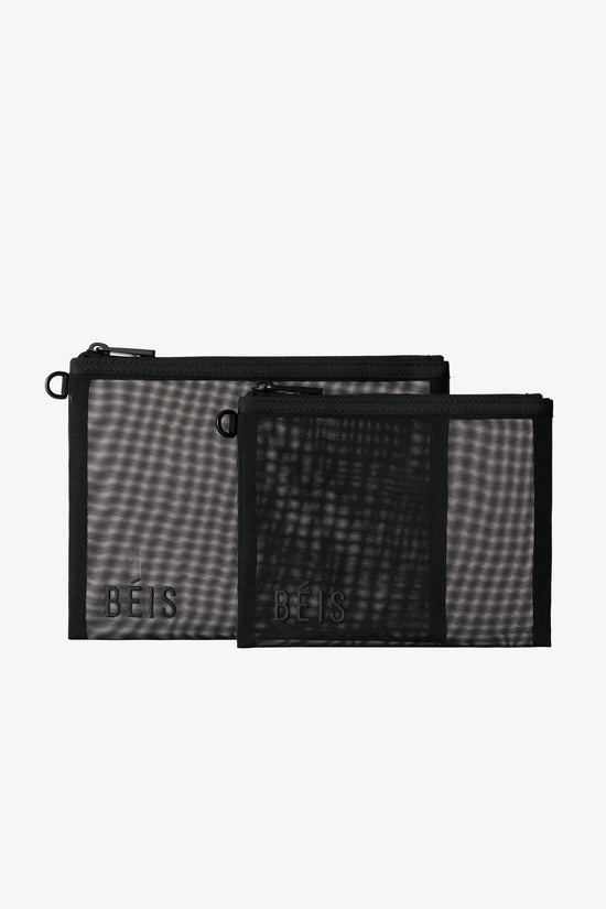 The Mesh Pouch Duo in Black